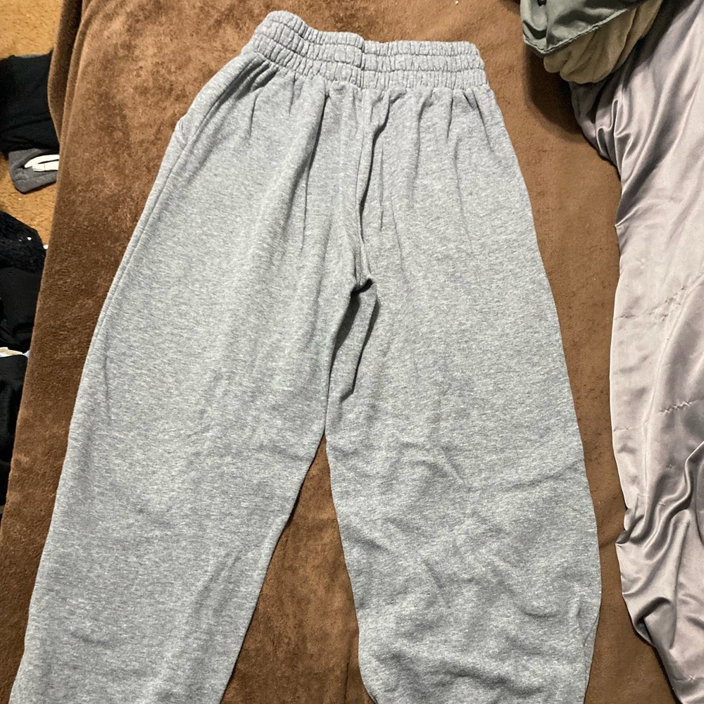 Grey sweatpants